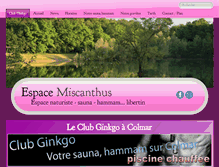 Tablet Screenshot of club-ginkgo.com